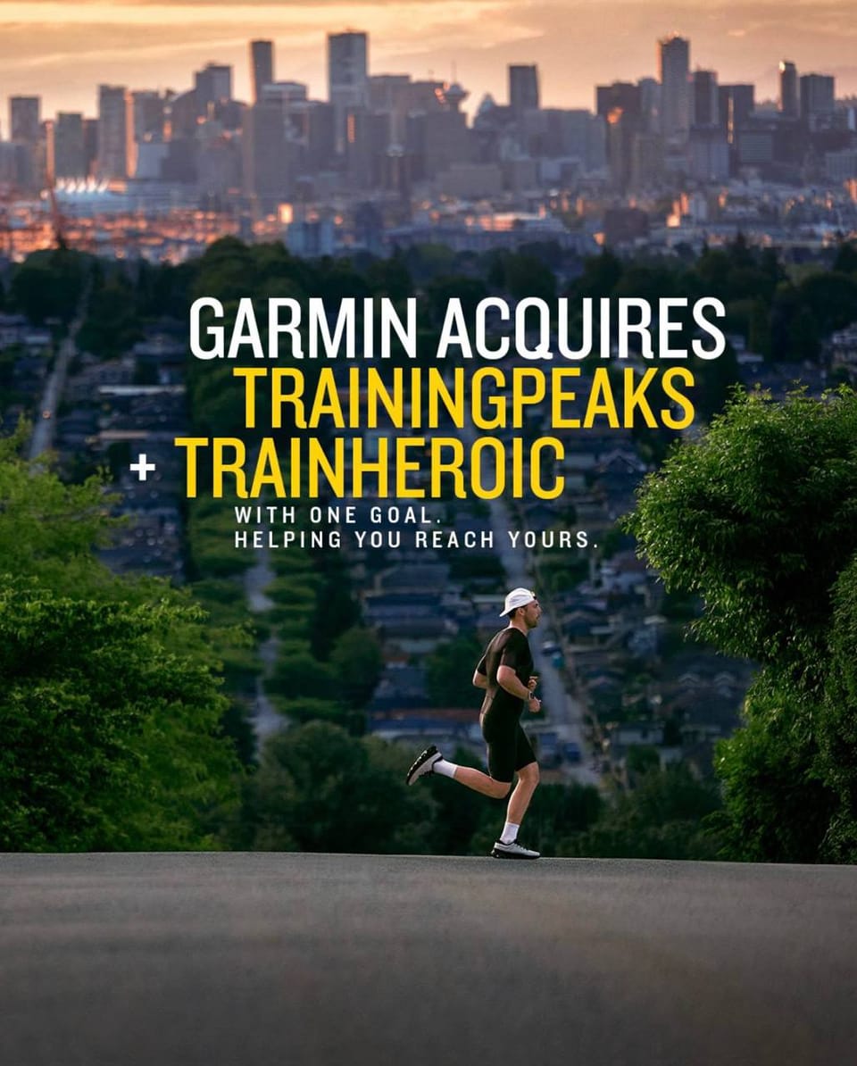 Глобальний переділ ринку: Garmin купує TrainingPeaks та TrainHeroic і створює абсолютну тренувальну монополію